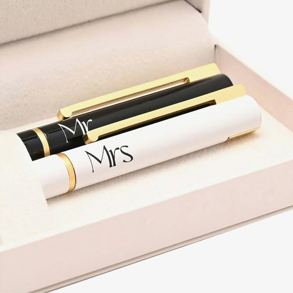 T. H. Baker Amore Mr & Mrs Set Of 2 Pens Pen AM276