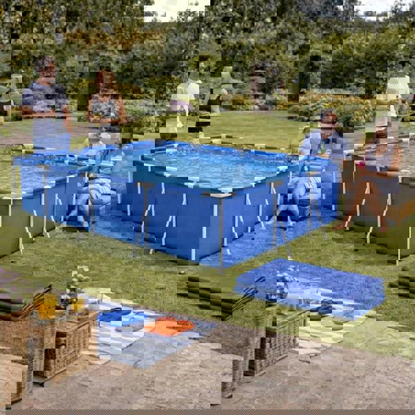 smartbies Bestway 9ft Flowclear Frame Pool Cover | Durable Protection