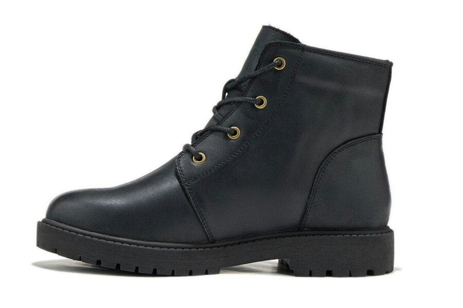 AMMONITE Women's Water-Resistant Portland Boots | Black