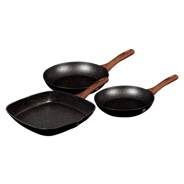 Berlinger Haus 3-Piece Frypan Set: Non-Stick, All-Hob Mastery