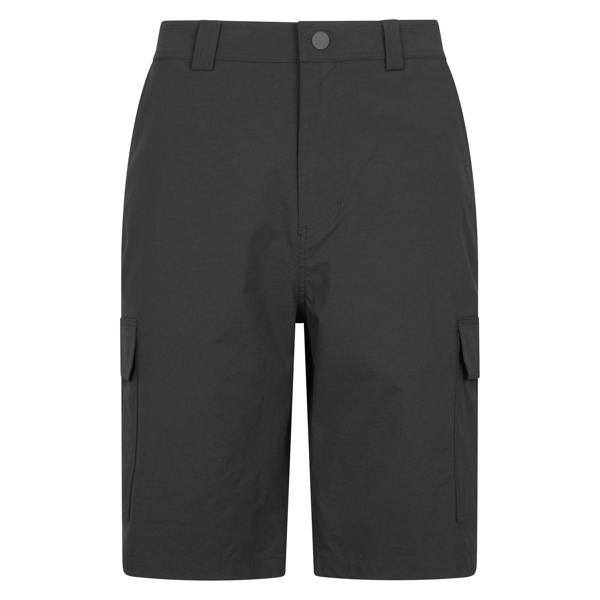 Mountain Warehouse Mens Delta Stretch Cargo Shorts - Black - 