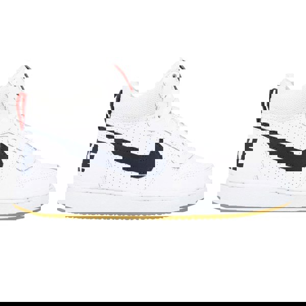 Nike  839977 107 107 White/Black/Red Trainer Nike Court Borough Mid (Gs) UK 3.5