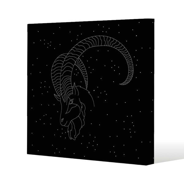 Benjamin Tate Design Capricorn zodiac sign (canvas)