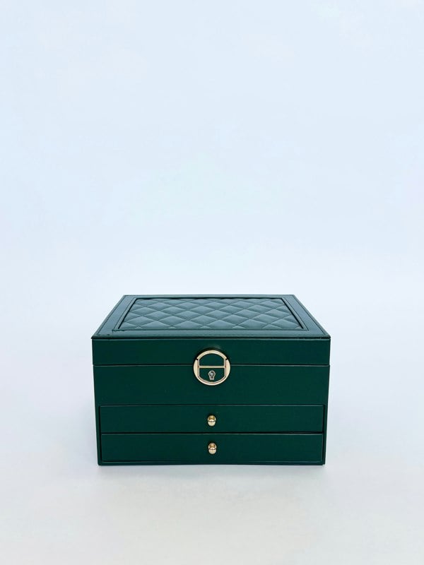 SVNX Vanity Jewellery Storage Box in Green