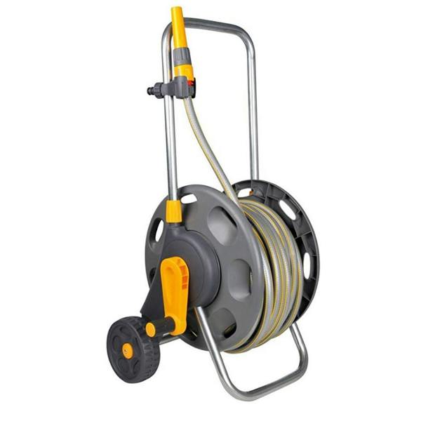 Hozelock Assembled Hose Cart - Grey