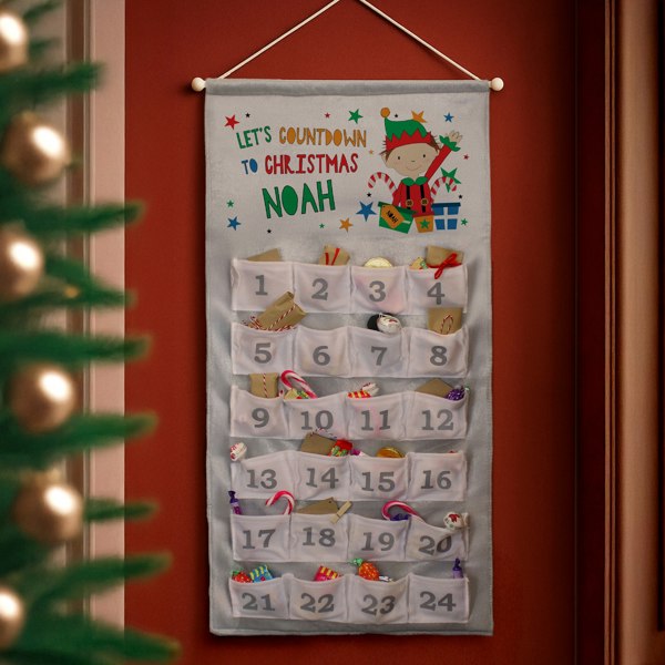 Personalised Memento Company Personalised Christmas Elf Advent Calendar