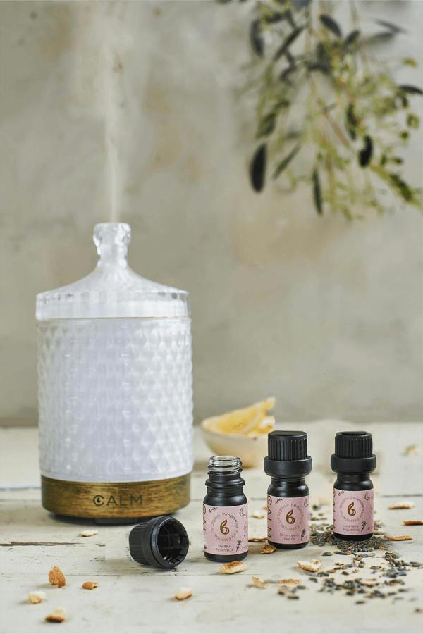 B Calm Aroma Diffuser with Head Calm Essential Oils - Migraine Relief
