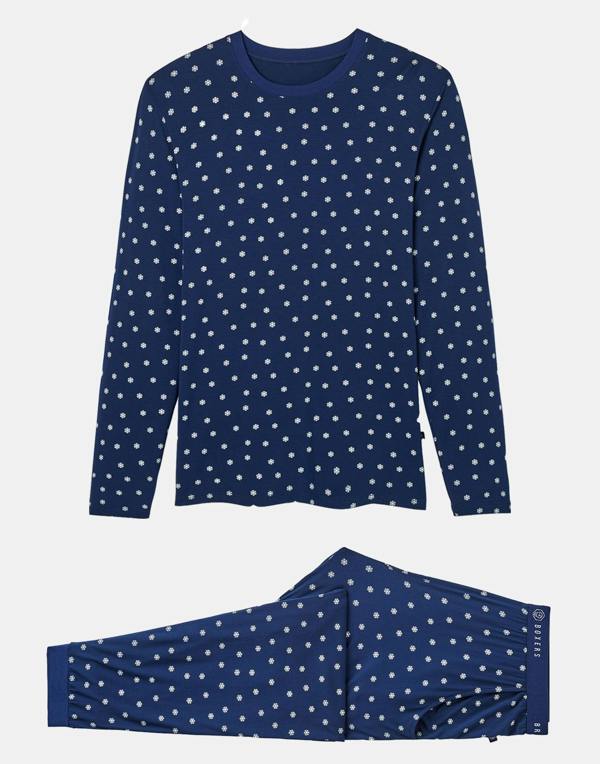 British Boxers Men's Bamboo Pyjama Set - Let it Snow!
