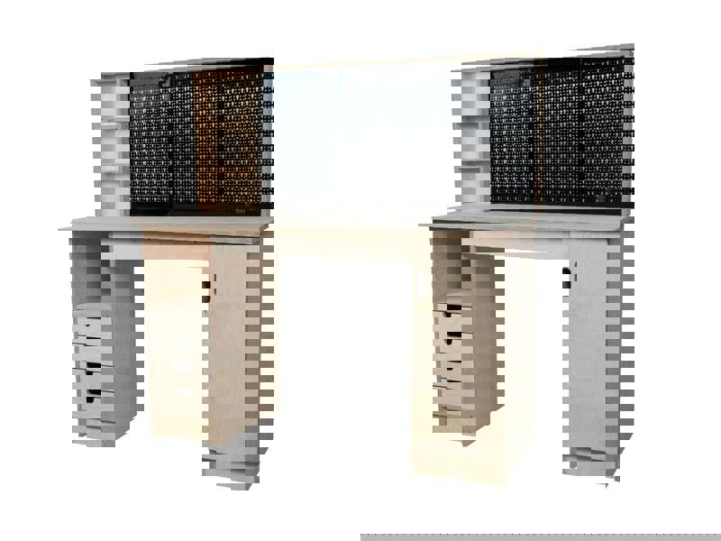 wooden cabinet workbench