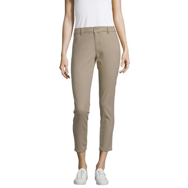 SOLS Womens/Ladies Jules Chino Trousers - Chestnut