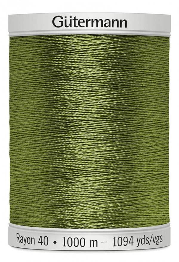Gutermann No 40 Sulky Rayon Embroidery Thread 1000m Rayon Thread Suitable For Embroidery