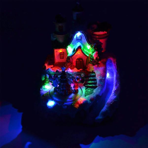 18cm Christmas LED Musical Light Up Nativity Sculpture Set for Indoor Festive Home Display image 3