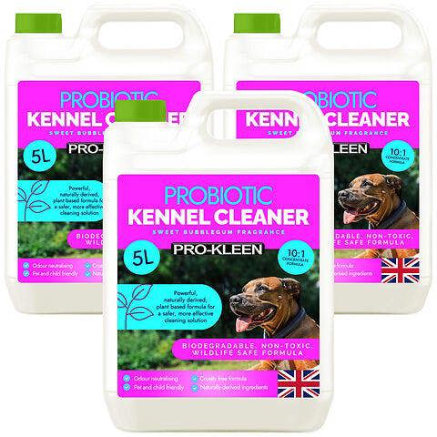 ProKleen Pro-Kleen ProBiotic Kennel Cleaner 15L, Cleans & Neutralises Odours, Biodegradable, Non-Toxic, Wildlife & Pet Safe Bubblegum