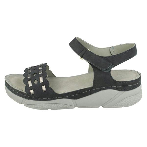 Spot On Ladies Spot On Mid Wedge Sandals F10944
