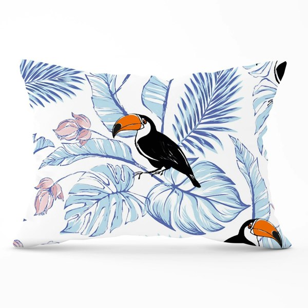 Warren Reed Tropical Toucan Cushions