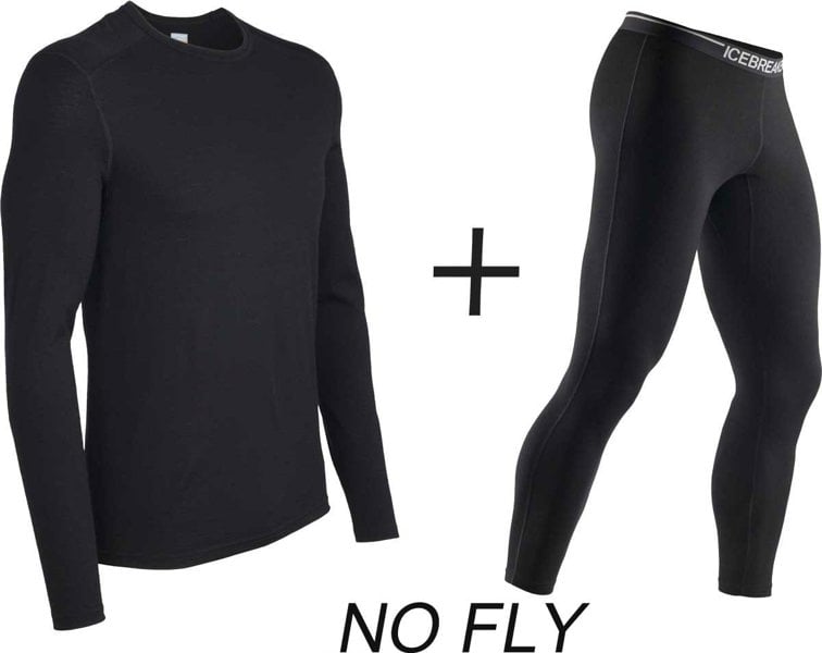Icebreaker Men's Merino 260 Tech Crew Neck Top + Leggings COMBO