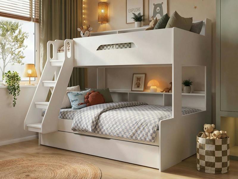 Flair Interstellar Triple Bunk Bed with Storage