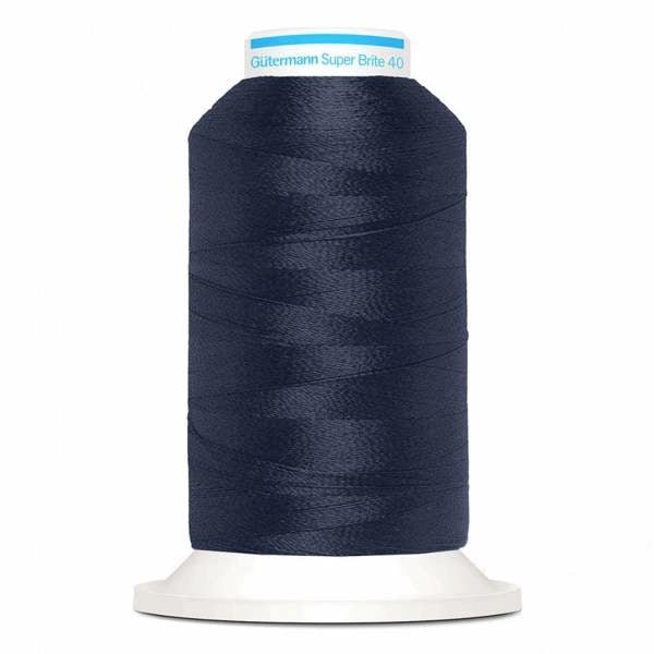 Gutermann Super Brite Polyester 40 Embroidery Thread 1000m Polyester Thread Suitable For Embroidery