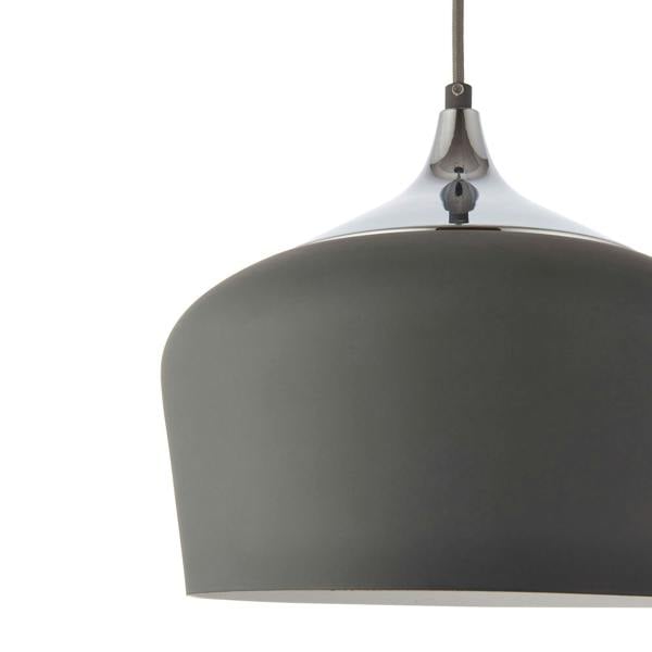 Pagazzi Lighting Spitalfields Pendant Ceiling Light Grey
