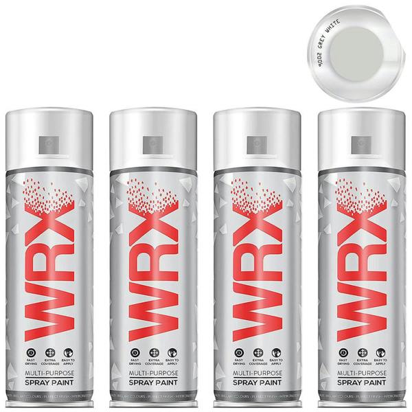 WRX 4X WRX Grey White Spray Paint 400ml