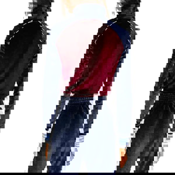 Casablanca Panelled Track Top Burgundy Jacket