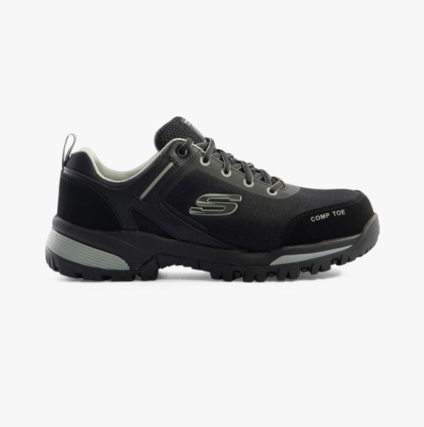 Skechers Work Skechers Work 200188EC GATLON Mens Safety Trainers Black/Grey
