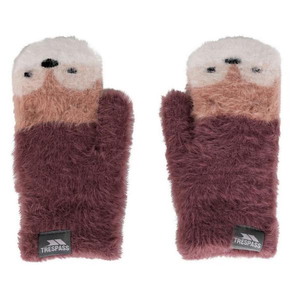 Trespass Childrens/Kids Hillside Knitted Mittens - Rose Tone - 