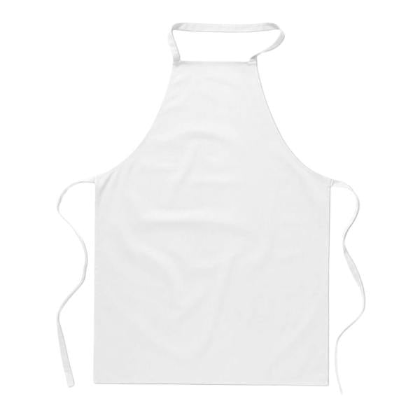 MidOcean Kitab Cotton Kitchen Apron - White - 