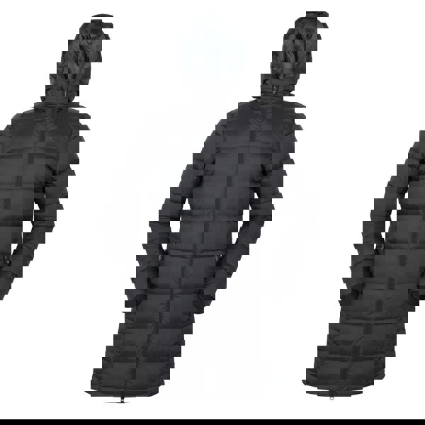 Mountain Warehouse Womens Stratus Extreme Packable Long Down Jacket - Black