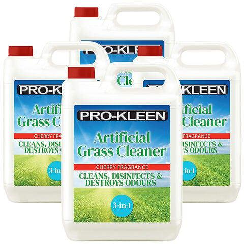ProKleen Pro-Kleen Artificial Grass Cleaner and Disinfectant 4x 5L Makes 60 Litres Perfect for Homes with Dogs Cherry Fragrance