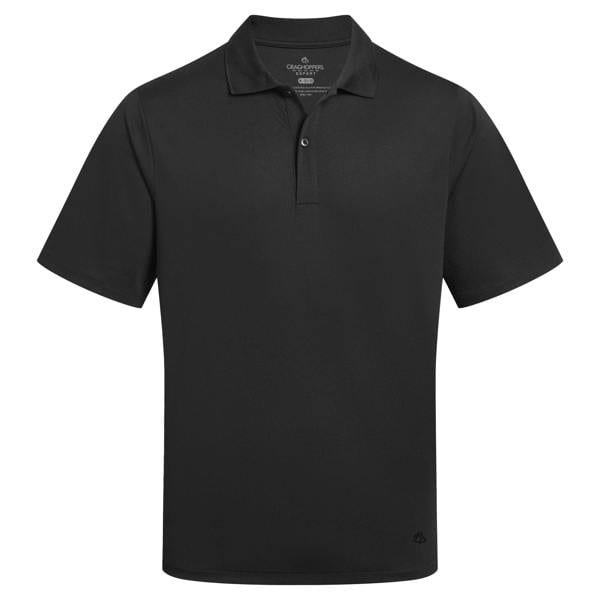 Craghoppers Mens Expert Basecamp Wicking Polo Shirt - Black - 