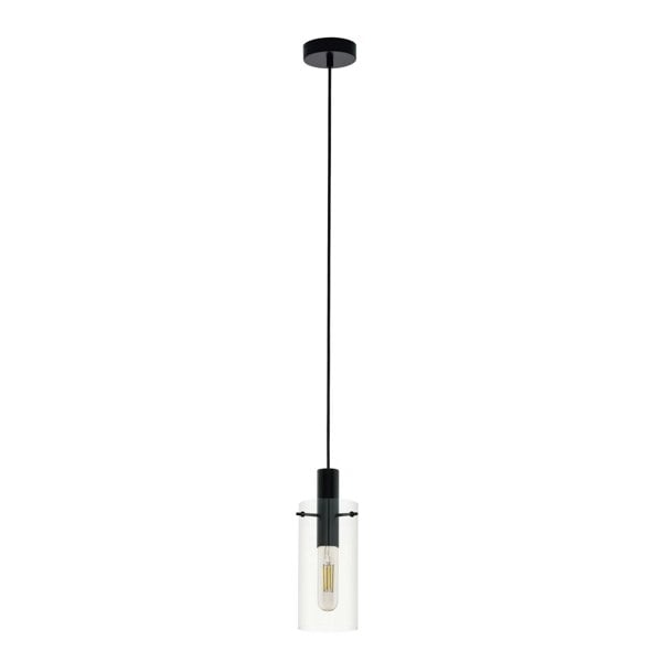 EGLO Montefino Cylindrical Glass Pendant Light