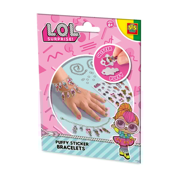 SES Creative L.O.L. - Puffy sticker bracelets