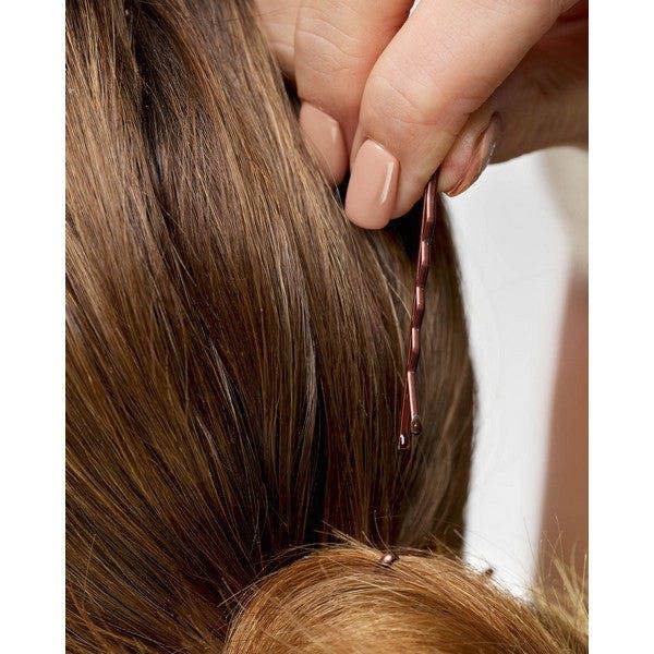Brushworks Brown Bobby Pins - 50 Pieces