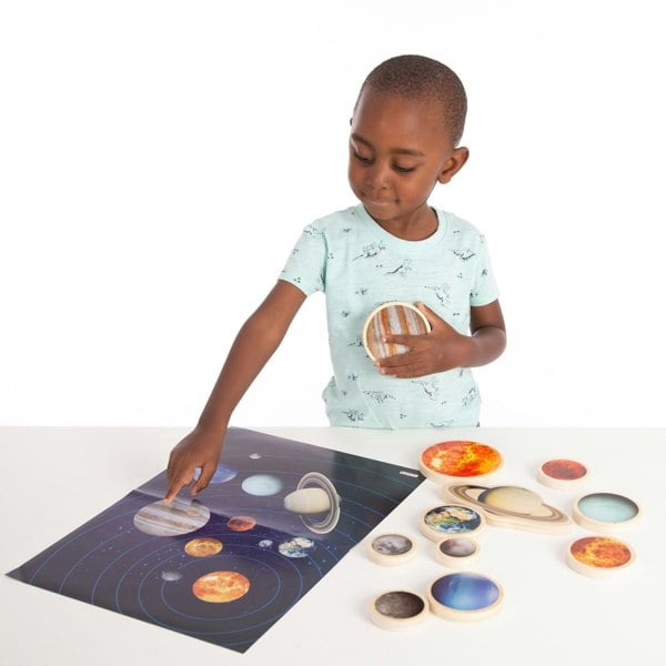 tickit Wooden Solar System Discs
