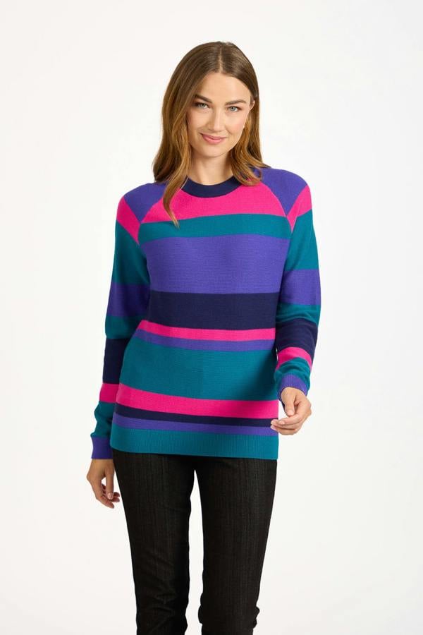 Multi Stripe Knit Jumper