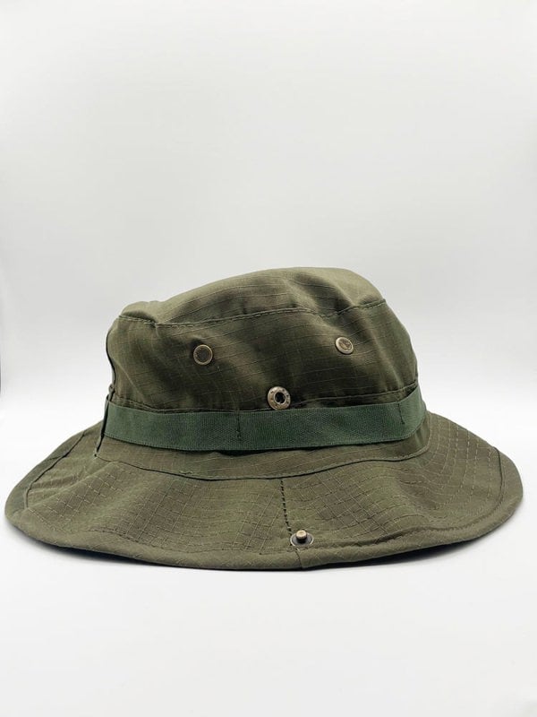 SVNX Safari Hat with Drawstring in Khaki