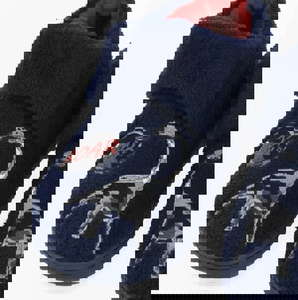 Sleepers DIPLODOCUS Boys Touch Fasten Slippers Navy