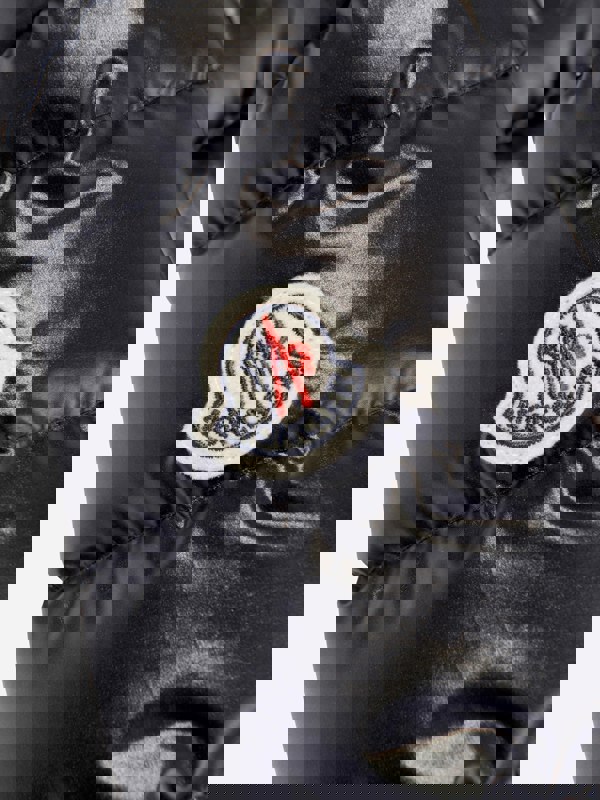 Moncler Enfant Baby Girls Down Padded Ibida Long Coat in Navy