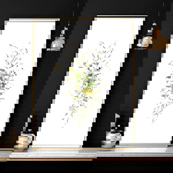 Botanical art print | set of 3 wall art prints