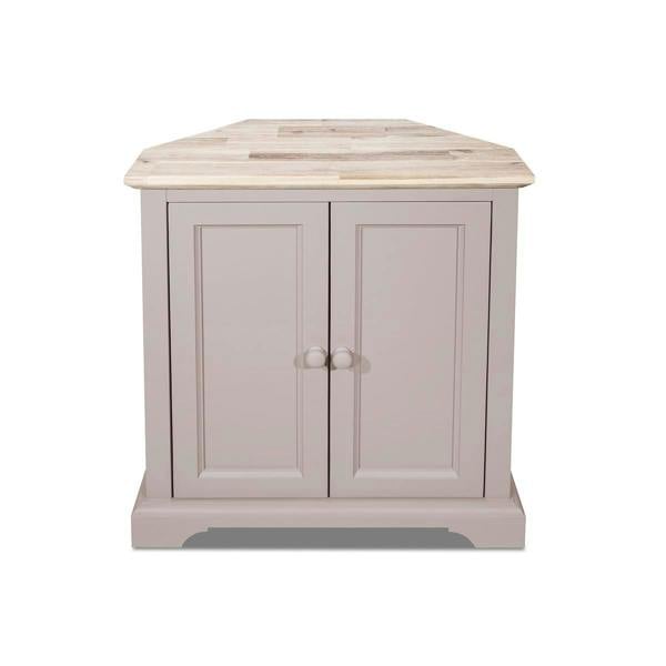 Statement Furniture Florence Corner Sideboard with Cupboard and Shelf. Assembled Storage