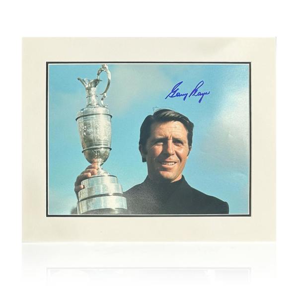 Gary Player Signed 16x12 Image Deluxe Mount