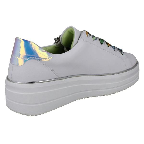 Remonte Ladies Remonte Scarf Lace Platform Trainers D1C06