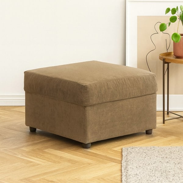 Furnishings For Less Fern Keira Fabric Footstool