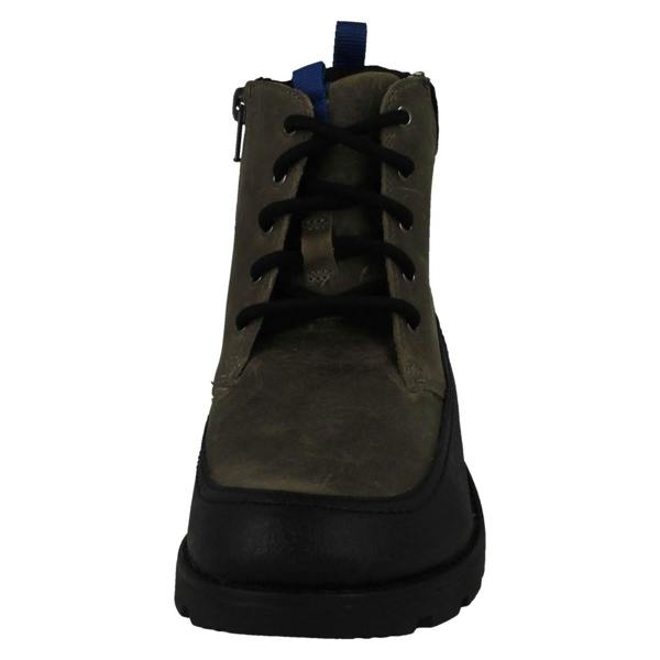 Clarks Boys Clarks Dual Fastening Ankle Boots Heath Ramble
