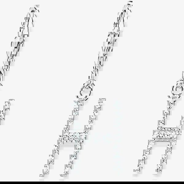 THOMAS SABO Silver Cubic Zirconia Letter H Charm 1947-051-14