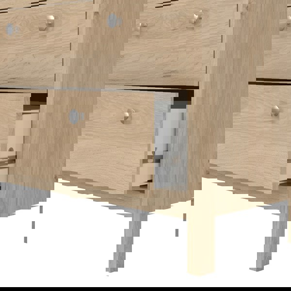 Furniture To Go Madrid Chest 3+2 Drawers in Jackson Hickory Oak