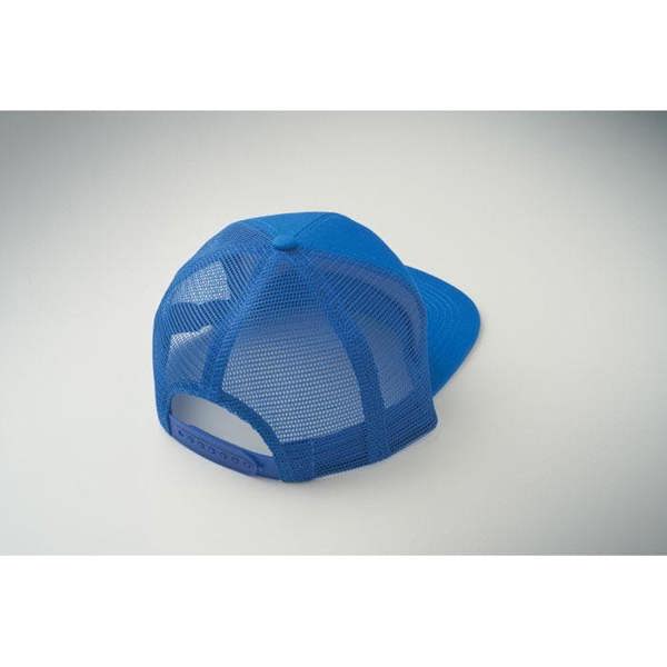 MidOcean Bead Flat Peak Trucker Cap - Royal Blue - 