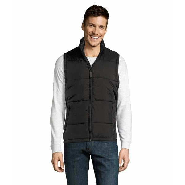 SOLS Warm Unisex Padded Bodywarmer Jacket - Black
