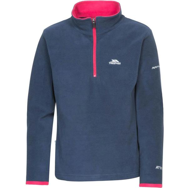 Trespass Childrens/Girls Sybil Micro Fleece - NAVY - 